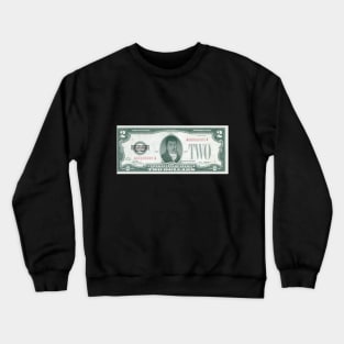 Paul Cuffe $2 Dollar Bill Crewneck Sweatshirt